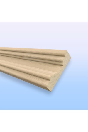 карниз № 105/ 25*90*2800 МДФ без покрытия
