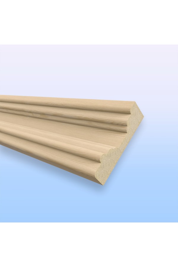 карниз № 105/ 25*90*2800 МДФ без покрытия
