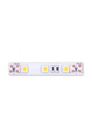 Лента светодиодная SMD5050 (60 диодов на метр) 12В 14,4Вт/м теплый белый, катушка 5м