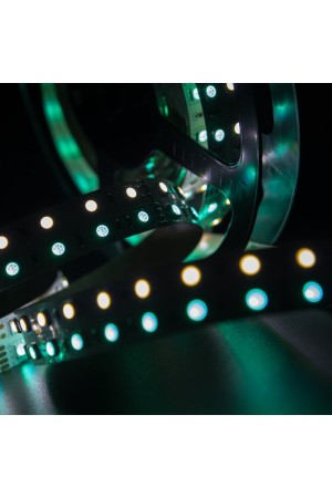 Лента светодиодная многоцветная RGB+White SMD5050 (60 диодов на мерт) 24В 28,8Вт/м, катушка 5м