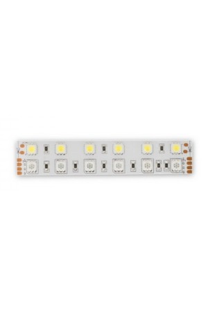 Лента светодиодная многоцветная RGB+White SMD5050 (60 диодов на мерт) 24В 28,8Вт/м, катушка 5м
