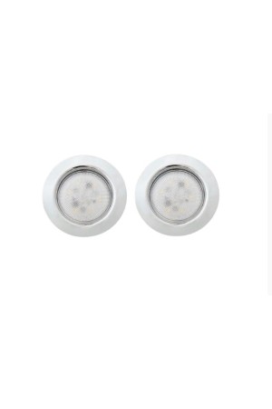 комплект на 2 светильника FT9228 LED, сет.шнур L-3,0м с выкл, хром, холодный 4000К