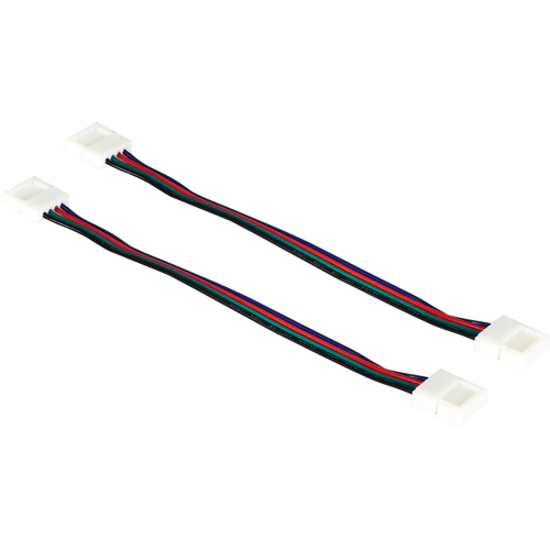 коннектор для ленты RGB с проводом двусторонний