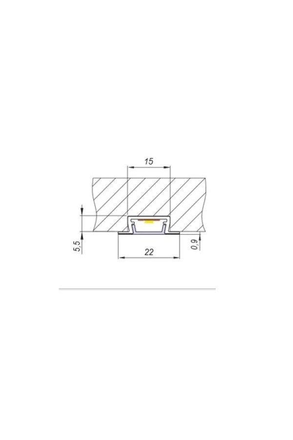 светильник FORMA, 330мм, кабель 2м, серебро/372.00.0330NS