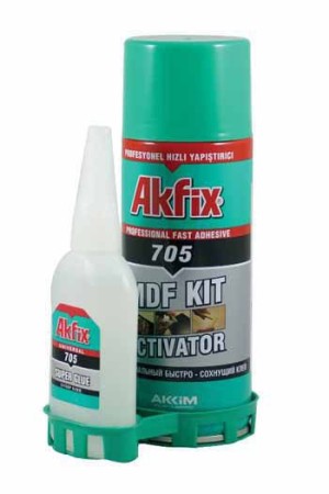 Клей двухкомпонентный Аkfix 705 (200ml+65гр)