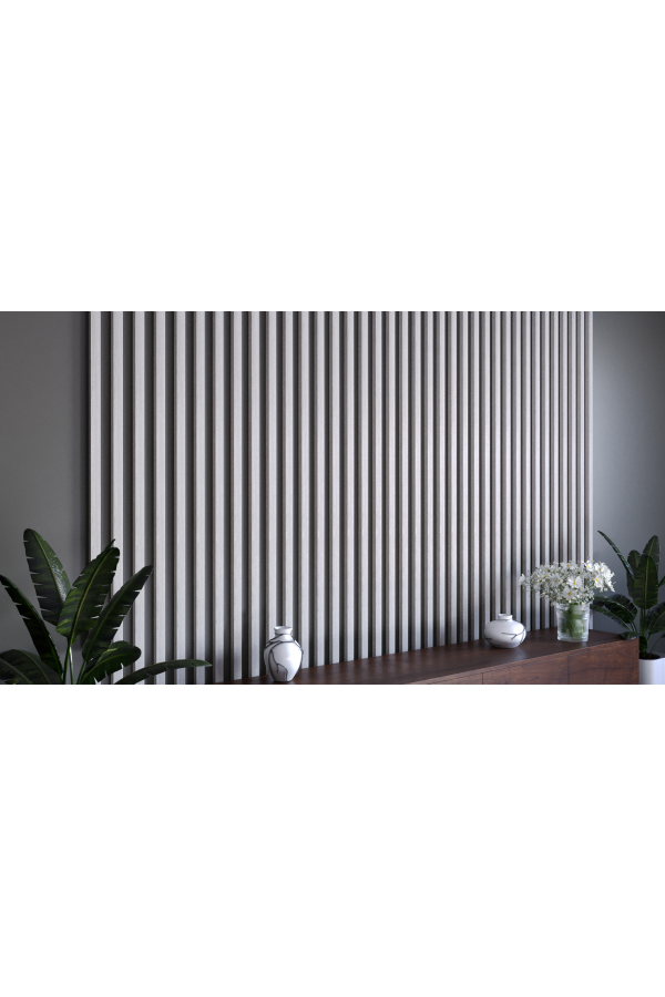 рейка интерьерная МДФ 22*30*2800 арктик 3D