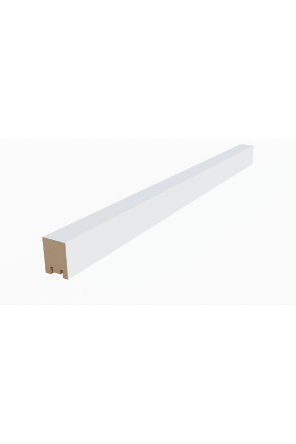 рейка интерьерная МДФ 40*30*2800 белый