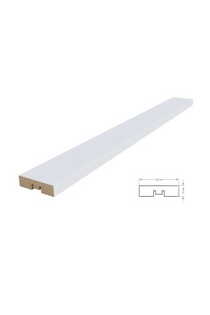 рейка интерьерная МДФ 16*60*2800 дуб крафт табачный
