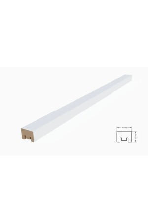 рейка интерьерная МДФ 22*30*2800 дуб венге цаво