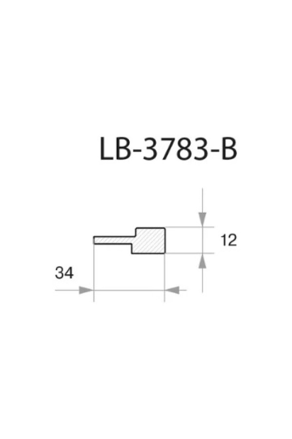 Профиль МДФ AGT LB-3783-B 12*34*2800 мм, дуб орландо/AGT3502/3040-B