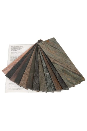 Рекламные материалы/NORKPALM/Slime Stone раскладка с образцами шпон каменный  21*7.4мм