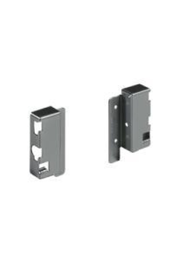 Держатель задней стенки ящика InnoTech 70мм левый серый Hettich