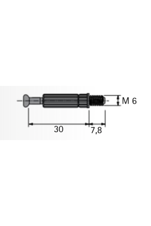 Дюбель ввинчиваемый Twister М6*7,8мм 904786401 Hettich