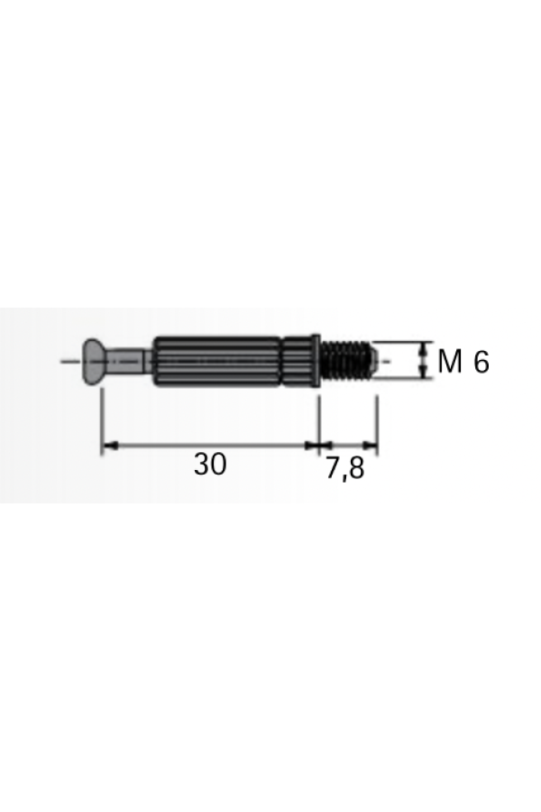 Дюбель ввинчиваемый Twister М6*7,8мм 904786401 Hettich