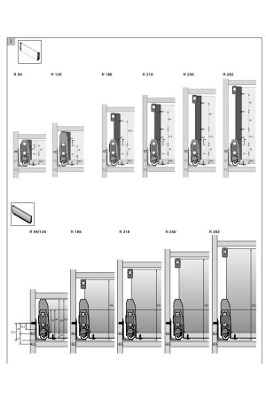 Выдвижной ящик ArciTech 94*500мм, БЕЗ направляющих серебристый 9150683 Hettich