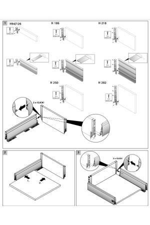 Выдвижной ящик ArciTech 94*500мм, БЕЗ направляющих серебристый 9150683 Hettich