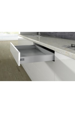 Выдвижной ящик ArciTech 94*500мм, БЕЗ направляющих серебристый 9150683 Hettich