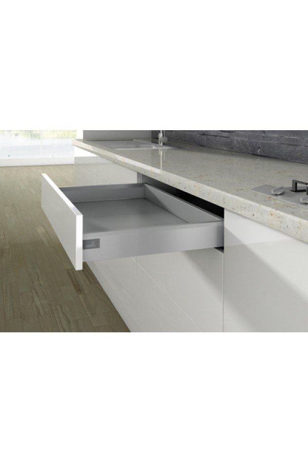 Выдвижной ящик ArciTech 94*500мм, БЕЗ направляющих серебристый 9150683 Hettich