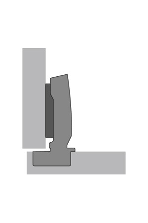 Петля мебельная накладная Sensys 8631i 95 градусов 9090260 Hettich