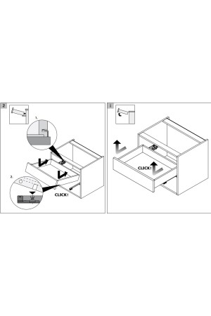 Предохранитель от демонтажа для деревянных ящиков, правый/9155280 Hettich