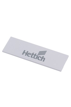 Заглушка с логотипом Hettich для ящиков InnoTech Atira серебристая 9194646 Hettich
