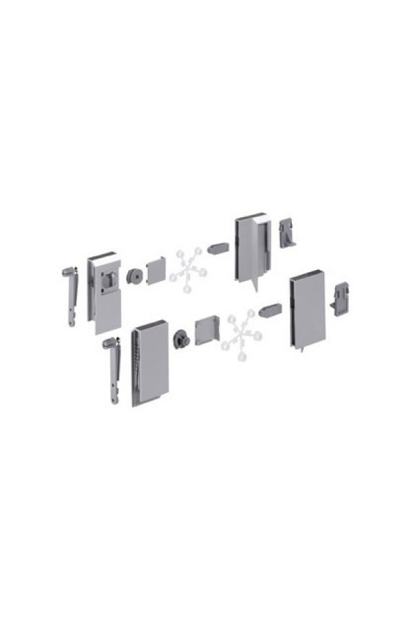 Комплект адаптеров DesignSide 144мм для ящиков InnoTech Atira серый 9196317 Hettich
