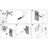 Комплект адаптеров DesignSide 144мм для ящиков InnoTech Atira серый 9196317 Hettich