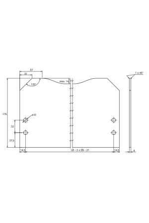 Передняя панель внутреннего ящика Exclusiv InnoTech Atira 144*600мм стекло 9079378 Hettich