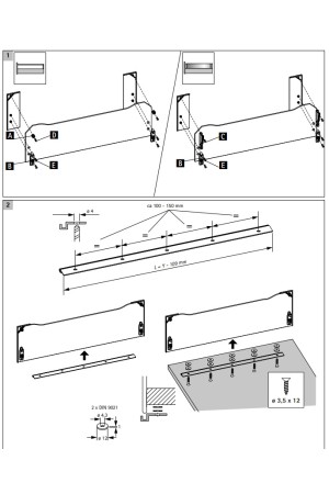 Передняя панель внутреннего ящика Exclusiv InnoTech Atira 144*600мм стекло 9079378 Hettich