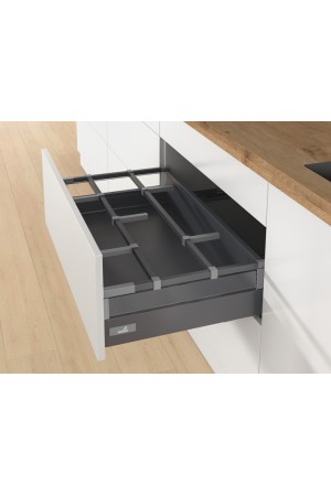 Разделитель поперечного релинга OrgaStore 410 для ящиков InnoTech Atira серый 9194618 Hettich