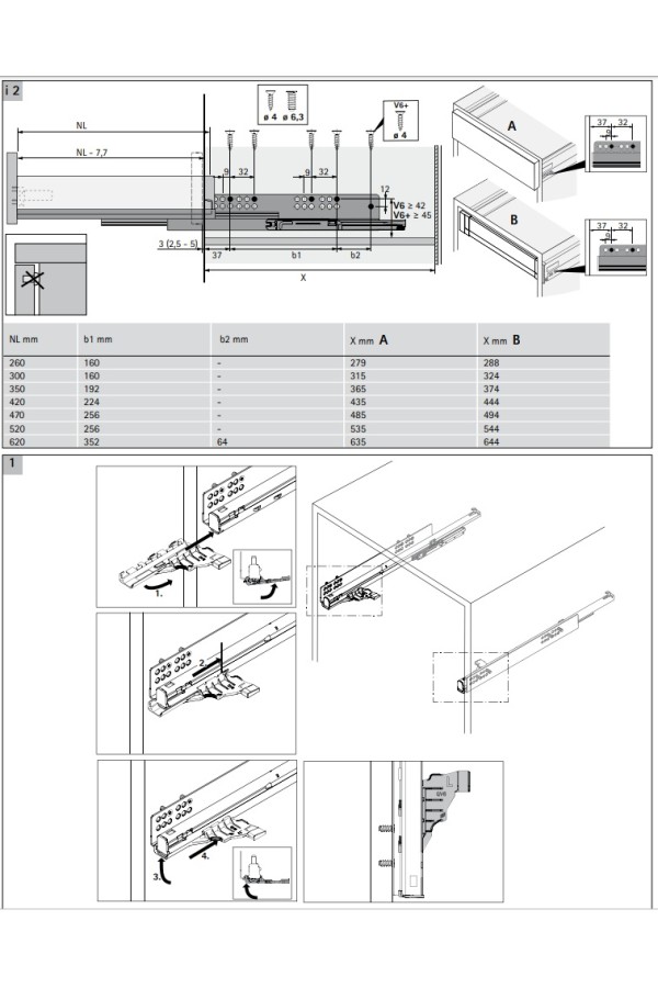 Механизм открывания Push to open Silent на 20кг для Innotech Atira 9240162 Hettich