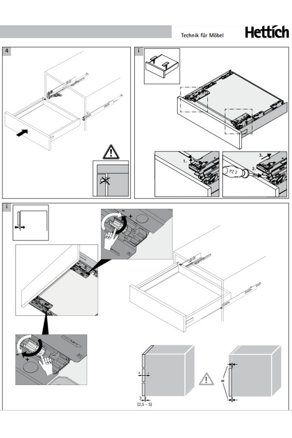 Механизм открывания Push to open Silent на 20кг для Innotech Atira 9240162 Hettich