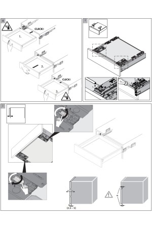 Механизм Push-to-Open Silent с нагрузкой до 20кг для ящиков ArciTech 9241049 Hettich