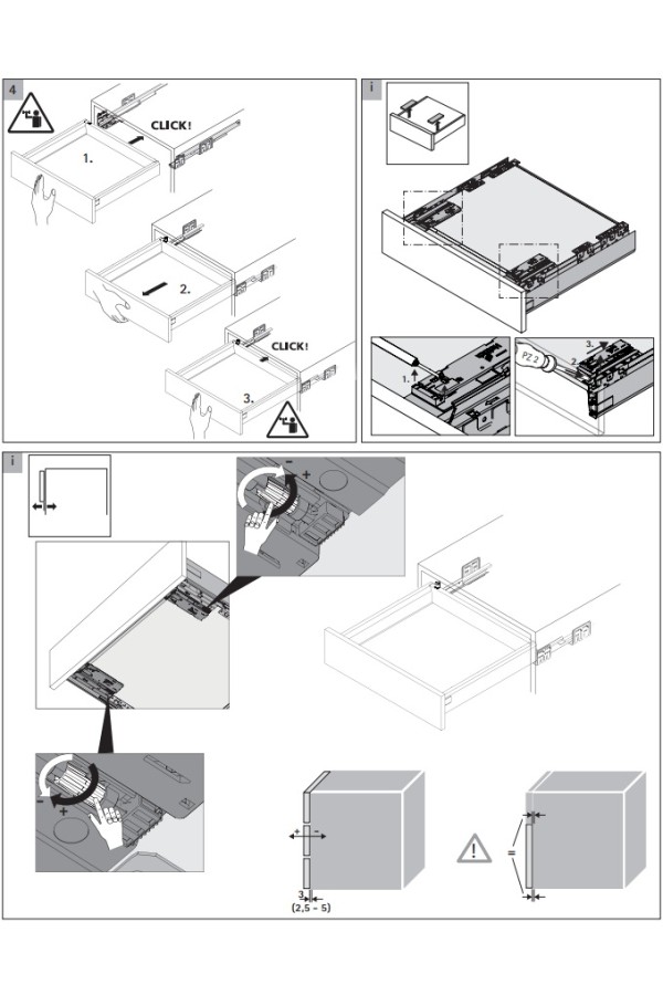 Механизм Push-to-Open Silent с нагрузкой до 20кг для ящиков ArciTech 9241049 Hettich