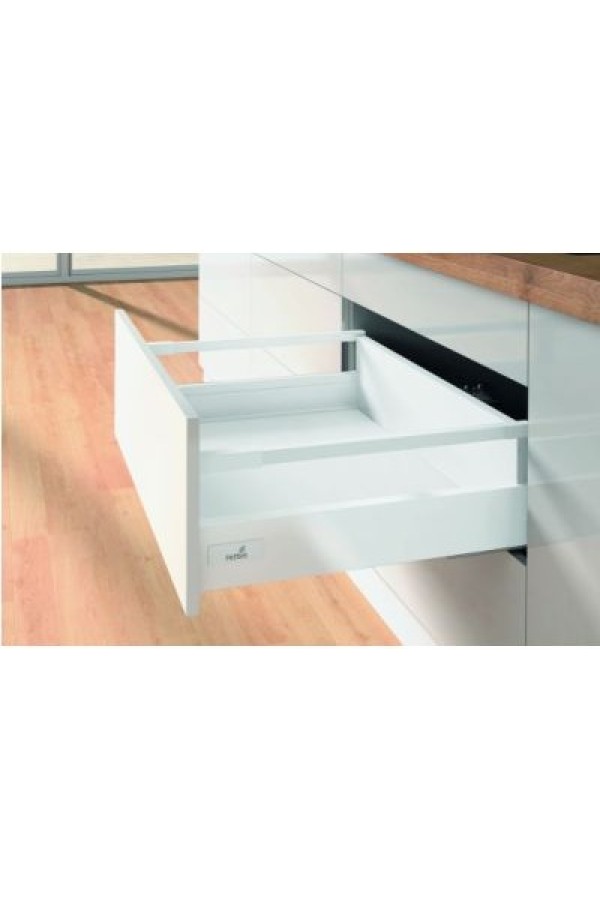 Выдвижной ящик InnoTech Atira с релингом 144*520мм белый 9230055 Hettich
