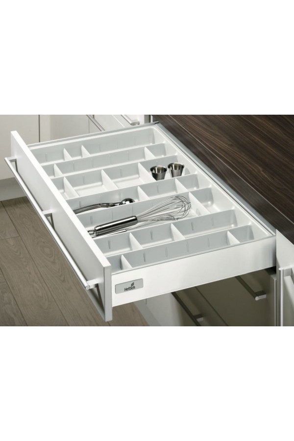 Лоток для столовых приборов OrgaTray 590 для ящиков InnoTech Atira 1000*470мм белый 9194905 Hettich