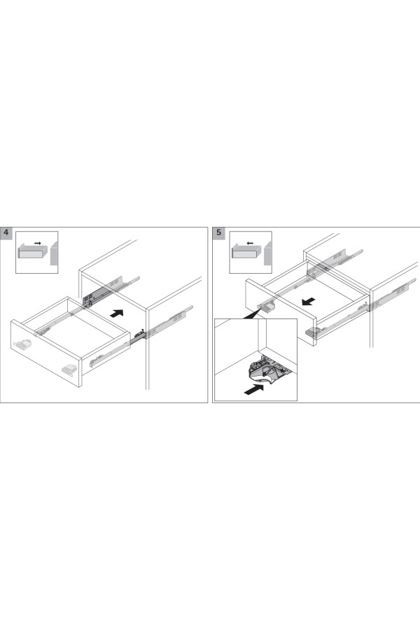 Механизмы регулировки наклона для направляющих Quadro 4DV6 9247529 Hettich