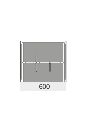 Внутренняя организация OrgaStore 820, 600мм для ящиков InnoTech Atira белая 9194852 Hettich
