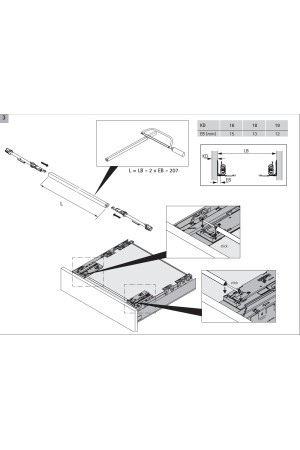 Механизм Push-to-Open Silent с нагрузкой до 40кг для ящиков ArciTech 9241050 Hettich