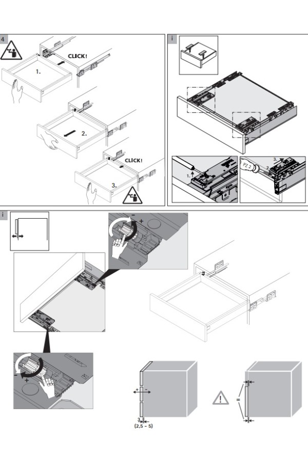 Механизм Push-to-Open Silent с нагрузкой до 40кг для ящиков ArciTech 9241050 Hettich