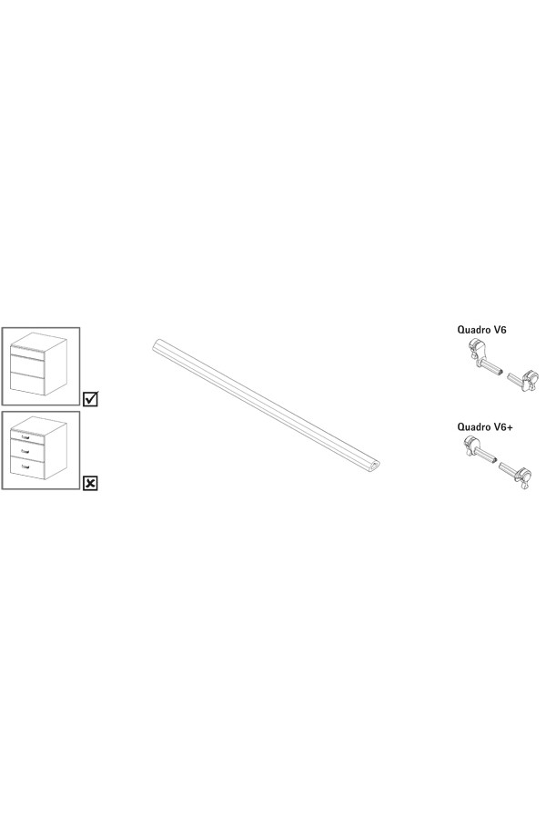 Адаптер SYNCHRO тип А для направляющих Quadro V6 Push to Open 9219966 Hettich