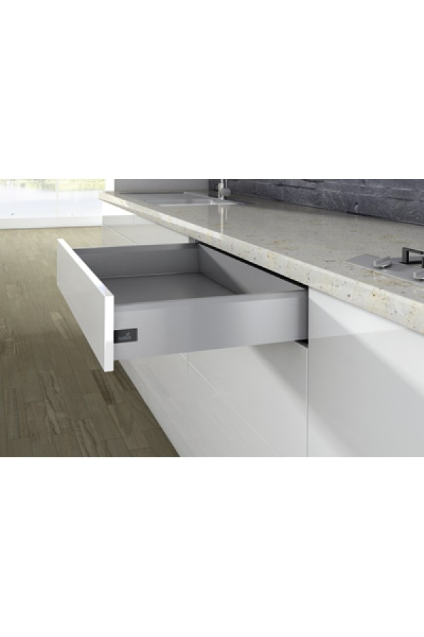 Выдвижной ящик ArciTech 126*500мм, БЕЗ направляющих серебристый 9150930 Hettich