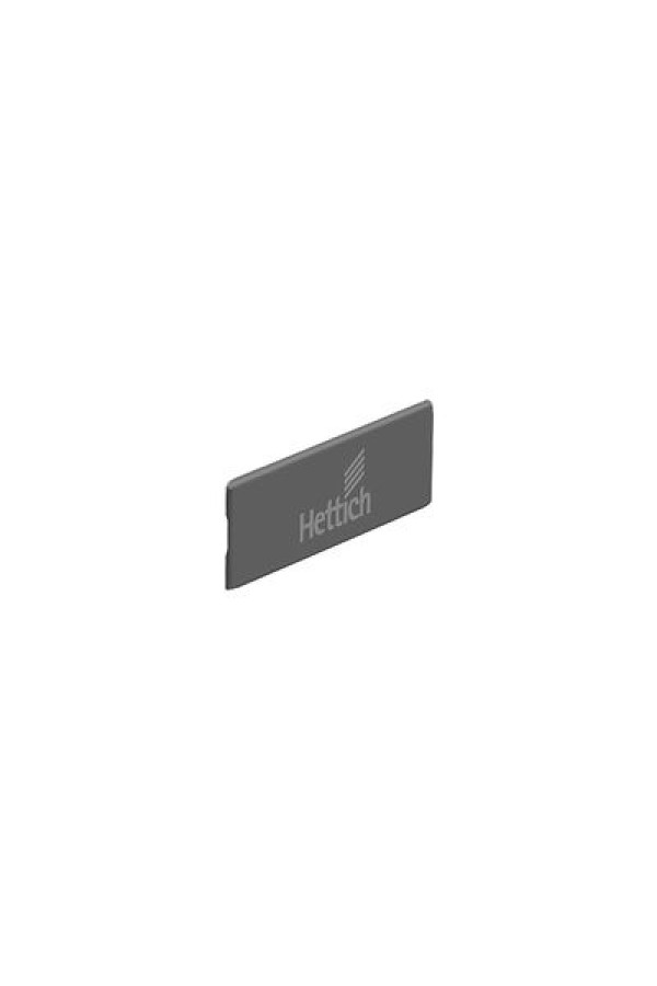 Хеттих/InnoTech Atira* заглушка на боковину темно-серая с логотипом Hettich(300)/9194648