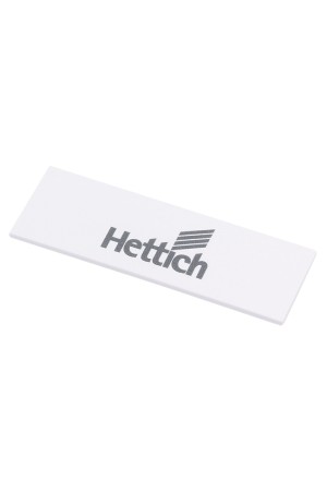 Заглушка белая с логотипом Hettich для ящиков InnoTech Atira белая 9194647 Hettich