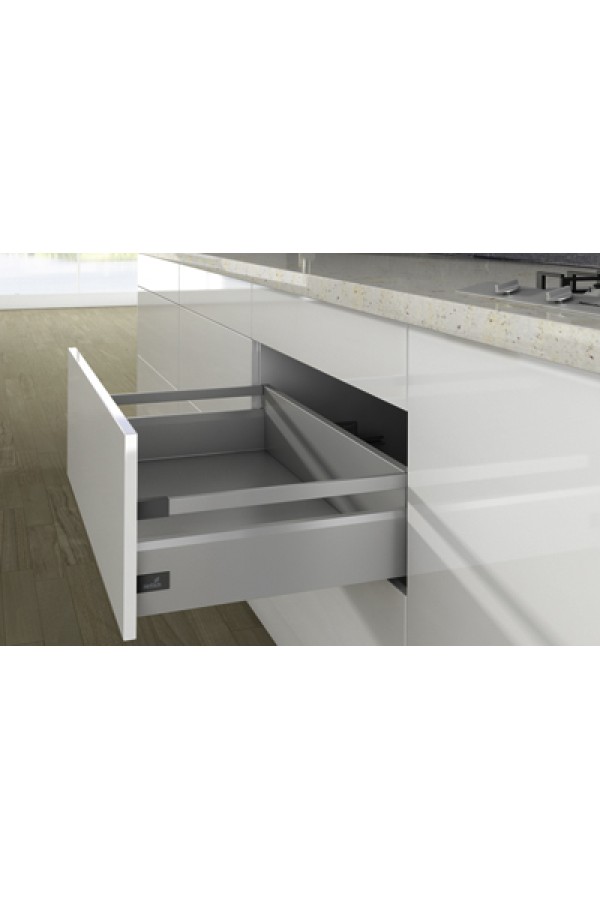 Выдвижной ящик ArciTech 186*500мм, БЕЗ направляющих серебристый 9150938 Hettich