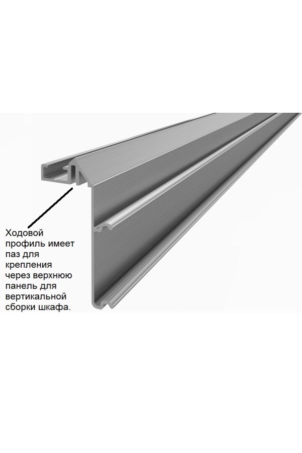 Комплект профилей STB11 для системы раздвижных дверей Top Line L, 2300мм 9277164 Hettich