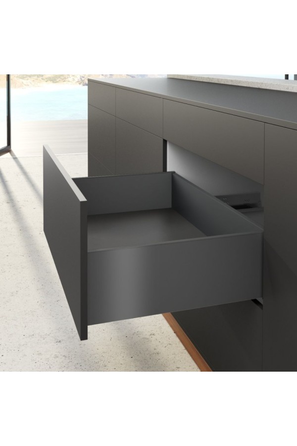 Выдвижной ящик AvanTech You 187*450мм, БЕЗ направляющих антрацит 9255346 Hettich