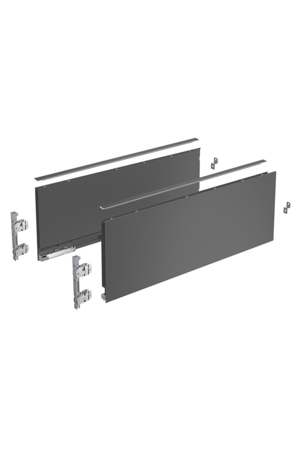 Выдвижной ящик AvanTech You 187*450мм, БЕЗ направляющих антрацит 9255346 Hettich