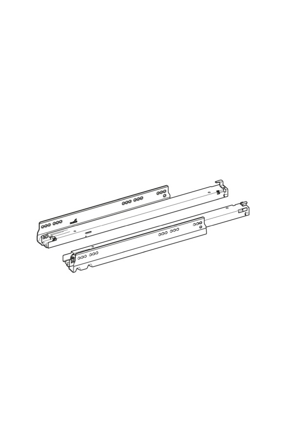 Комплект направляющих Actro You Silent System для ящиков AvanTech You 450мм 9257006 Hettich