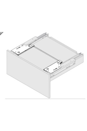 Комплект механизма Push to open Silent на 10кг для ящика AvanTech You 9257890 Hettich